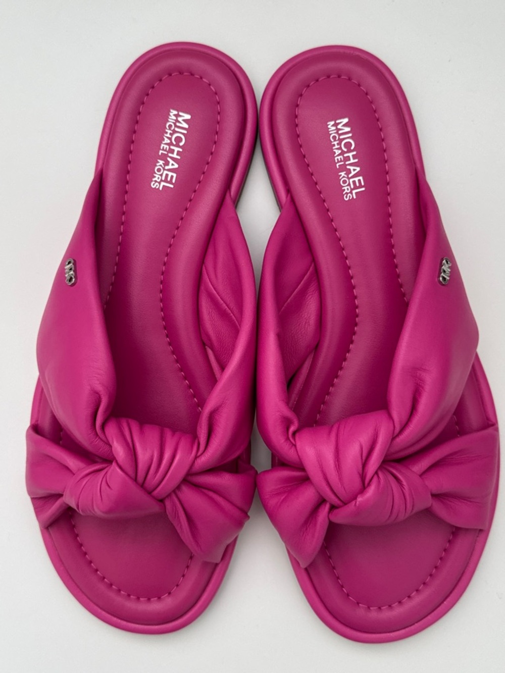 🌸Michael Kors NWOT Knotted Slide Sandals summer preppy fairy Y2K boho